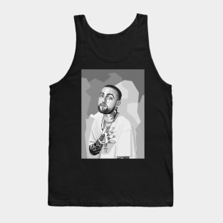 Rapper Black And White Tank Top